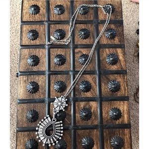 Vanessa Mooney x FP Silver Rocker Long Necklace